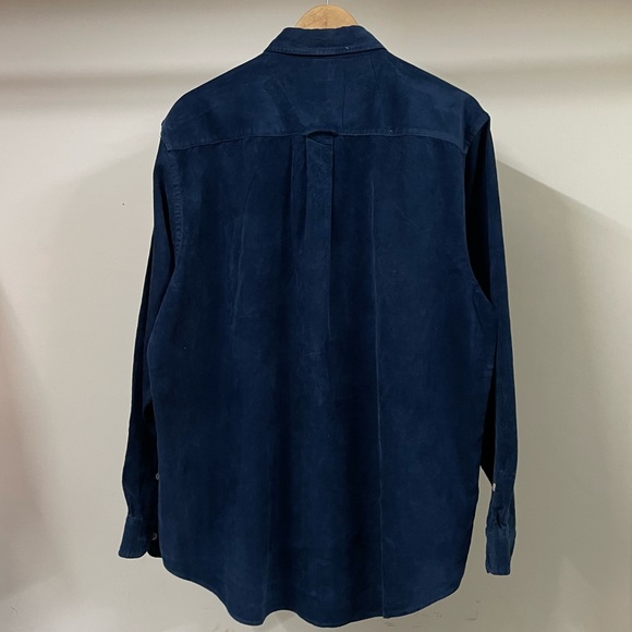 HUNT CLUB AUTHENTIC CORDUROY NAVY BLUE SHIRT FOR MEN’S & WOMEN’S - Picture 3 of 5